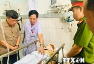 Vụ quái xê tông cảnh sát: Thượng úy Quý đã qua cơn nguy kịch