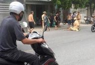 Thượng úy CSGT bị lái xe vi phạm tông hất văng đã tỉnh