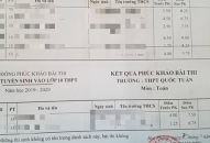 Thí sinh thi lớp 10 được nâng từ điểm 1 lên điểm 8 do… ghép nhầm phách