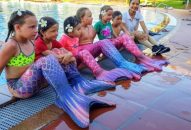 Hàng ngàn “Kình ngư nhí” được trang bị kỹ năng chống đuối nước tại lớp học bơi 5 sao miễn phí của Vinpearl