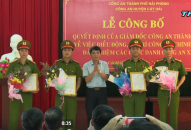 Công an huyện Cát Hải: Điều động Công an chính quy đảm nhiệm chức danh Công an xã Văn Phong và Hiền Hào
