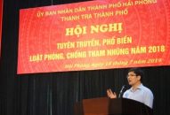Tuyên truyền Luật phòng, chống tham nhũng