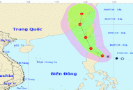 Bão Danas giật cấp 11 sắp vào Biển Đông