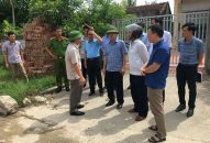 Tiên Lãng: Khắc phục đoạn xuống cấp nghiêm trọng tại tuyến đường phòng chống lụt bão