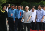 Tổng Bí thư, Chủ tịch nước Nguyễn Phú Trọng gặp mặt những cán bộ công đoàn tiêu biểu