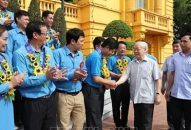 Tổng Bí thư, Chủ tịch nước gặp mặt Đoàn đại biểu Chủ tịch công đoàn cơ sở tiêu biểu