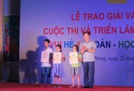Triển lãm tranh thiếu nhi “Vui hè an toàn – học ngàn điều hay”: Sân chơi bổ ích cho thiếu nhi thành phố