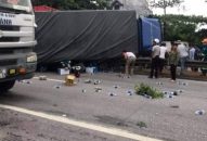 5 người bị xe tải lật trúng tử vong
