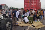 Không khí tang thương bao trùm thôn xóm nạn nhân vụ tai nạn thảm khốc ở Hải Dương