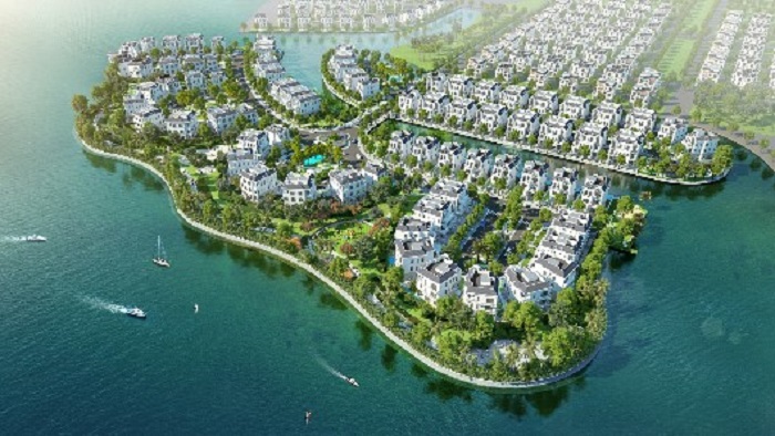 Phân khu Monaco là sản phẩm tiêu biểu của Vinhomes Imperia với những căn biệt thự rộng từ 198m2 – 498m2, nằm hài hòa bên diện tích mặt nước và hệ thống công viên cây xanh rộng lớn, mang đến cuộc sống “thêm xanh, thêm sang, nâng tầm đẳng cấp”. Tổng thể dự án nằm tựa mình vào 2 dòng sông lớn và ôm trọn 1 sông đào cảnh quan, mang lại nguồn vượng khí cho Vinhomes Imperia (Hình ảnh minh họa Phân khu Monaco, Vinhomes Imperia)