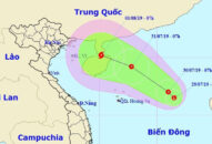 Công điện số 08/CĐ-V01 ngày 29/7/2019 của Văn phòng Bộ Công an về việc ứng phó với diễn biến của áp thấp trên Biển Đông