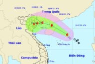 Bão số 3 gió giật cấp 11, hướng vào vùng biển Quảng Ninh-Hải Phòng