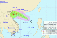 Áp thấp nhiệt đới trên Biển Đông đã mạnh lên thành cơn bão số 3
