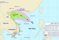 Bão số 3 di chuyển theo hướng Tây Tây Bắc, có khả năng mạnh thêm