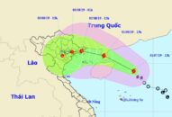 Bão số 3 gió giật cấp 12, hướng vào vùng biển Quảng Ninh-Hải Phòng