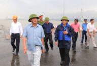 Chủ tịch UBND thành phố kiểm tra tình hình chuẩn bị phòng chống cơn bão số 3