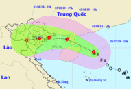 Bão số 3 vào vịnh Bắc Bộ từ chiều 1/8, có khả năng mạnh thêm