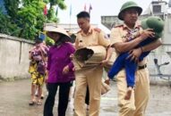 Lực lượng Công an chủ động ứng phó với bão số 3 và mưa lũ, sạt lở đất