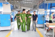 Kiểm tra công tác PCCC& CNCH tại Công ty TNHH giày  Fortune, Khu Công nghiệp Nam cầu Kiền