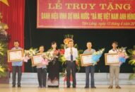 Huyện Tiên Lãng: Truy tặng 4 mẹ Việt Nam anh hùng