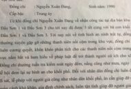 Nhân dân phường Văn Đẩu gửi thư khen CSKV Nguyễn Xuân Đang