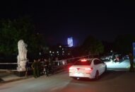 Bảo đảm an toàn khu vực phát hiện quả bom dưới sông Tam Bạc