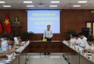 Tiểu ban Văn kiện Đại hội XVI Đảng bộ thành phố khảo sát tại Quận ủy Hồng Bàng