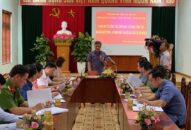 Tiểu ban Văn kiện Đại hội XVI khảo sát tại Quận ủy Đồ Sơn về công tác đảm bảo quốc phòng an ninh và đối ngoại