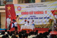 Đoàn thanh niên Phòng Cảnh sát giao thông đường bộ – đường sắt đấy mạnh tuyên truvền TTATGT