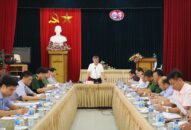 Tiểu ban Văn kiện Đại hội XVI làm việc tại huyện Kiến Thụy về công tác bảo đảm quốc phòng an ninh