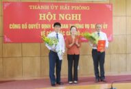 Đồng chí Trần Quang Minh giữ chức Phó Bí thư Quận ủy Kiến An