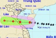 Bão số 4 giật cấp 11, cách đất liền Nghệ An – Quảng Trị 300km