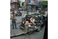 Tai nạn giao thông liên tiếp tại ngã tư Phúc Tăng