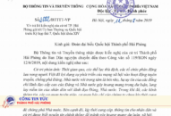 Bộ Thông tin và Truyền thông trả lời kiến nghị của cử tri Thành phố Hải Phòng
