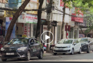 Hải Phòng: Người dân tự ý cắm biển cấm đỗ xe ô tô