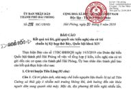 UBND thành phố báo cáo kết quả trả lời, giải quyết kiến nghị cử tri chuẩn bị kỳ họp Quốc hội