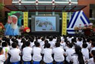 Xúc động lễ khai giảng hướng về biển đảo