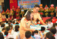 Phòng Cảnh sát đường thủy tuyên truyền bảo đảm TTATGT cho học sinh Trường Tiểu học Tam Hưng năm học 2019-2020