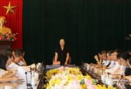 Họp tổ xây dựng Đảng, hệ thống chính trị, vận động nhân dân Tiểu ban văn kiện đại hội 16 Đảng bộ thành phố