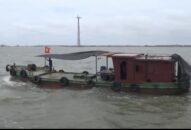 Tầu vỏ sắt không số hiệu chở 35 nghìn lít dầu DO trái phép