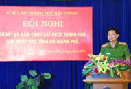 Sơ kết 1 năm Cảnh sát phòng cháy chữa cháy và cứu nạn cứu hộ sáp nhập Công an thành phố
