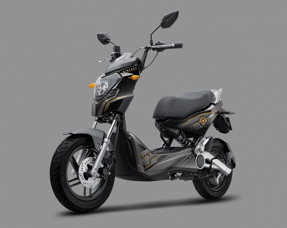 VinFast Impes được trang bị động cơ Bosch 1.200W, có thể đạt vận tốc đối đa 50km/h.