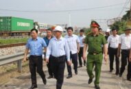 Chủ tịch UBND thành phố, Trưởng Ban An toàn giao thông thành phố kiểm tra công tác bảo đảm TTATGT đường sắt
