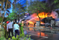 Thông tin ban đầu vụ cháy Công ty TNHH Thương mại và dịch vụ điện tử Hoàng Gia, số 11, Lê Hồng Phong, quận Ngô Quyền