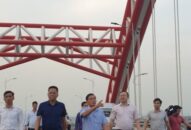 Chủ tịch UBND TP Nguyễn Văn Tùng kiểm tra công tác chuẩn bị khánh thành cầu Hoàng Văn Thụ