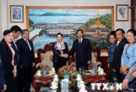 Chủ tịch Quốc hội Nguyễn Thị Kim Ngân thăm làm việc tại tỉnh Vientiane