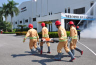 Thực tập phương án chữa cháy, cứu nạn, cứu hộ tại Công ty TNHH Yazaki Hải Phòng Việt Nam (Khu công nghiệp Nomura)