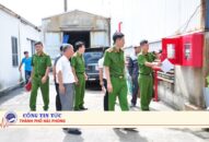 Kiểm tra  về phòng cháy, chữa cháy và cứu nạn, cứu hộ tại Công tyTNHH Giấy Phong Đài