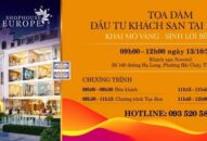 Tọa đàm cực nóng cho nhà đầu tư khách sạn tại Bãi Cháy – Hạ Long