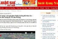 Tước giấy phép 2 tháng và phạt 50 triệu đồng Tạp chí điện tử Luật sư Việt Nam